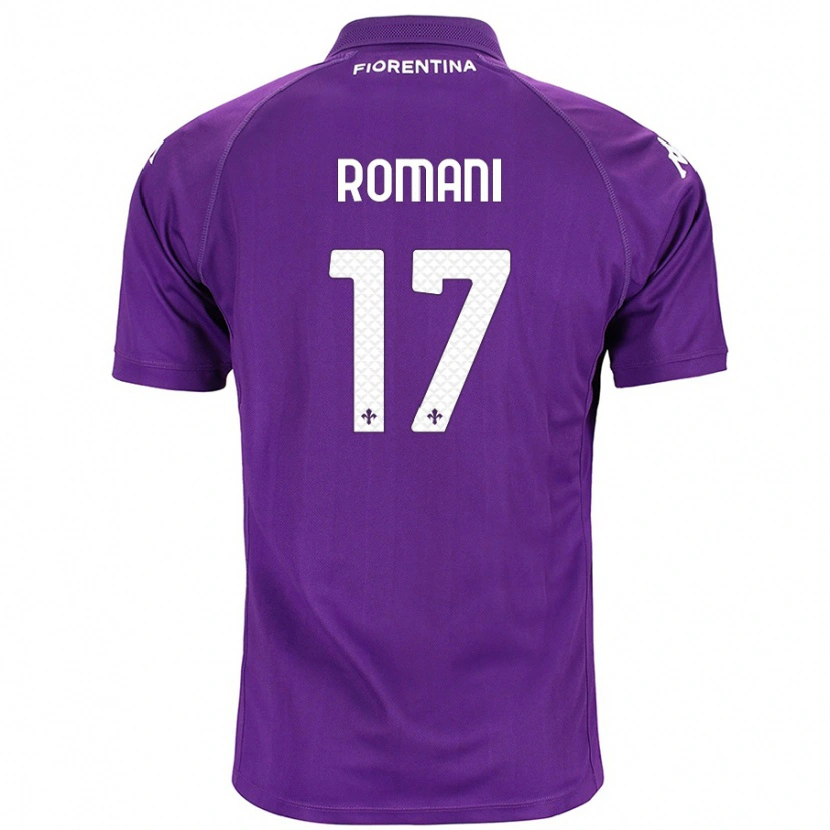 Danxen Mann Lorenzo Romani #17 Lilla Hjemmetrøye Drakt Trøye 2024/25 Skjorter T-Skjorte