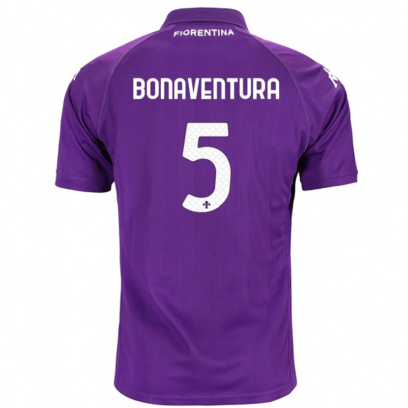 Danxen Mann Giacomo Bonaventura #5 Lilla Hjemmetrøye Drakt Trøye 2024/25 Skjorter T-Skjorte