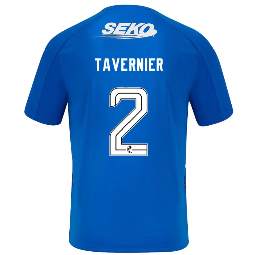 Danxen Mann James Tavernier #2 Mørkeblått Hjemmetrøye Drakt Trøye 2024/25 Skjorter T-Skjorte