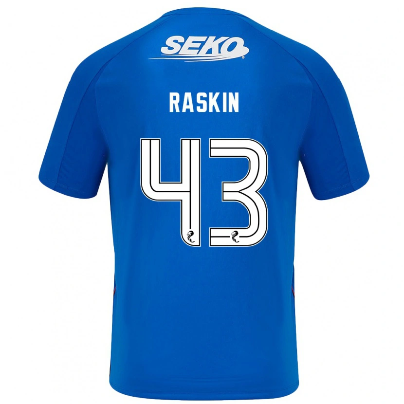 Danxen Mann Nicolas Raskin #43 Mørkeblått Hjemmetrøye Drakt Trøye 2024/25 Skjorter T-Skjorte