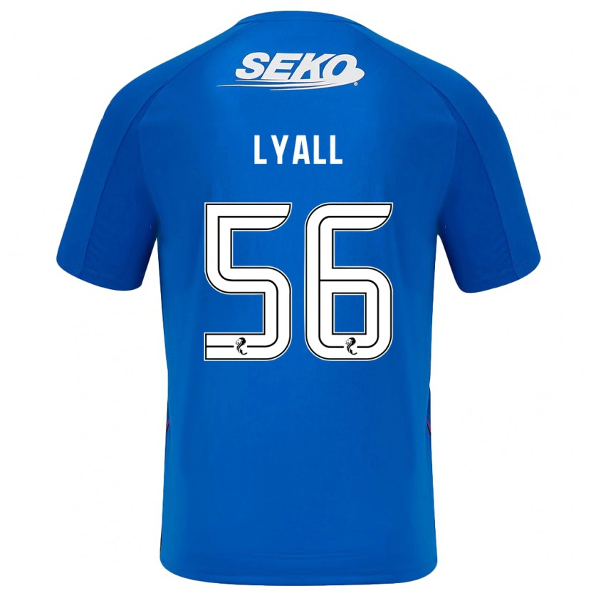 Danxen Mann Arron Lyall #56 Mørkeblått Hjemmetrøye Drakt Trøye 2024/25 Skjorter T-Skjorte