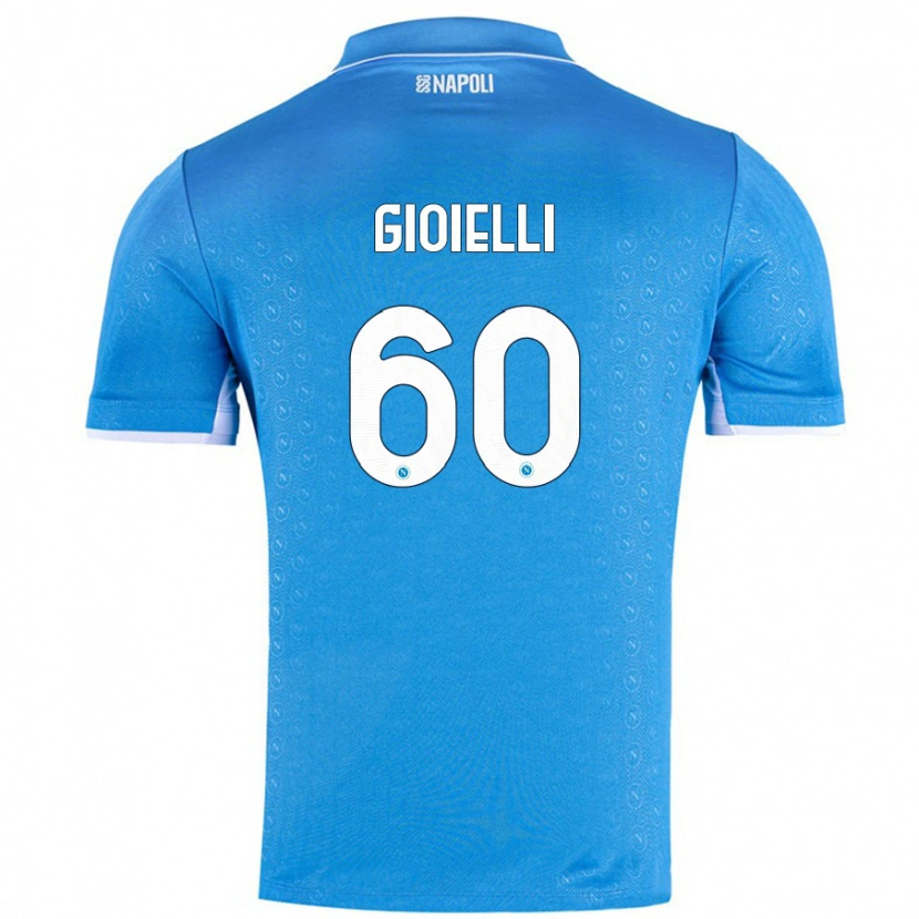 Danxen Mann Francesco Gioielli #60 Himmelblå Hjemmetrøye Drakt Trøye 2024/25 Skjorter T-Skjorte