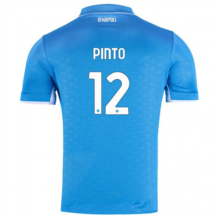 Danxen Mann Ciro Pinto #12 Himmelblå Hjemmetrøye Drakt Trøye 2024/25 Skjorter T-Skjorte