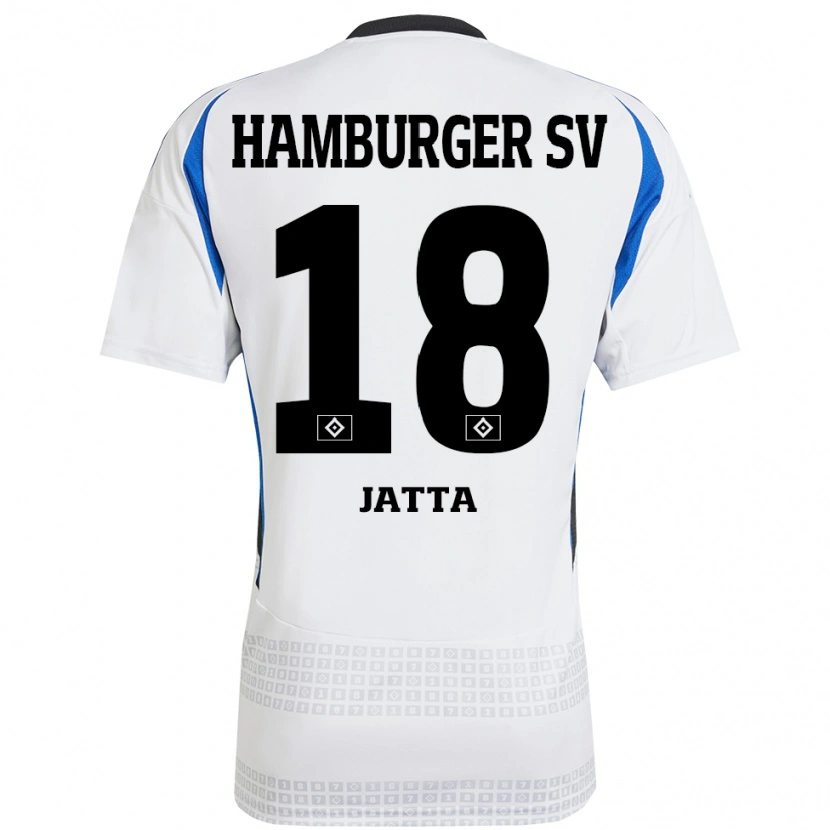 Danxen Mann Bakery Jatta #18 Hvit Blå Hjemmetrøye Drakt Trøye 2024/25 Skjorter T-Skjorte