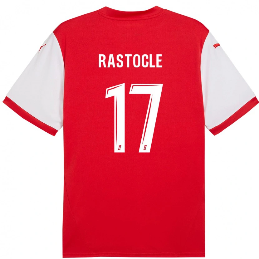 Danxen Mann Jade Rastocle #17 Rød Hvit Hjemmetrøye Drakt Trøye 2024/25 Skjorter T-Skjorte