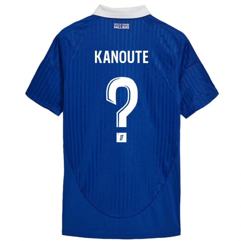 Danxen Mann Mahamadou Kanouté #0 Blå Hvit Hjemmetrøye Drakt Trøye 2024/25 Skjorter T-Skjorte