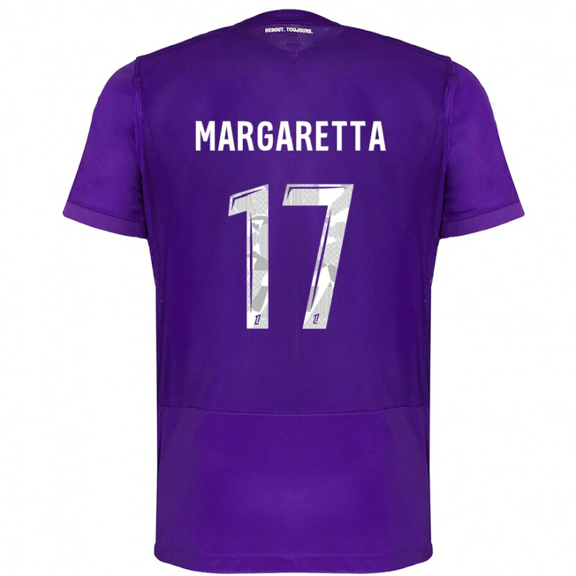 Danxen Mann Jessica Margaretta #17 Lilla Hvit Hjemmetrøye Drakt Trøye 2024/25 Skjorter T-Skjorte