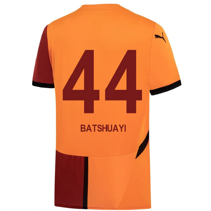 Danxen Mann Michy Batshuayi #44 Gul Rød Hjemmetrøye Drakt Trøye 2024/25 Skjorter T-Skjorte