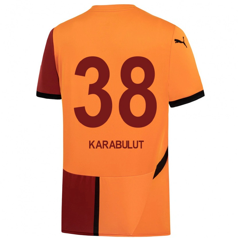 Danxen Mann Arzu Karabulut #38 Gul Rød Hjemmetrøye Drakt Trøye 2024/25 Skjorter T-Skjorte