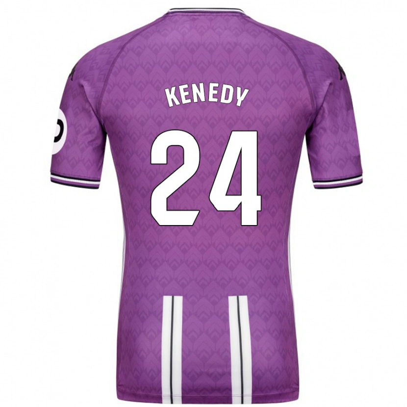 Danxen Mann Kenedy #24 Lilla Hvit Hjemmetrøye Drakt Trøye 2024/25 Skjorter T-Skjorte