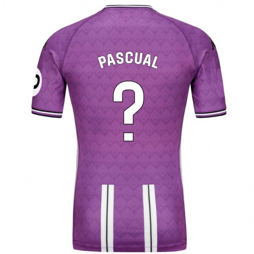 Danxen Mann Adrián Pascual #0 Lilla Hvit Hjemmetrøye Drakt Trøye 2024/25 Skjorter T-Skjorte