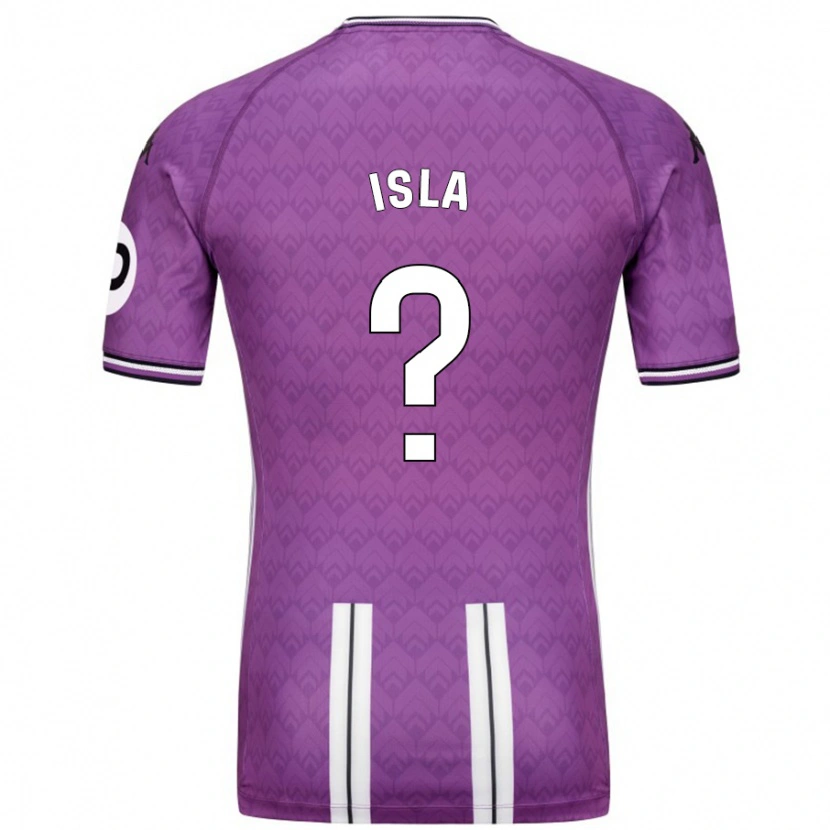 Danxen Mann Cristian Isla #0 Lilla Hvit Hjemmetrøye Drakt Trøye 2024/25 Skjorter T-Skjorte