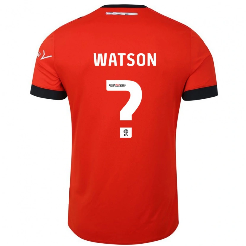 Danxen Mann Louie Watson #0 Oransje Svart Hjemmetrøye Drakt Trøye 2024/25 Skjorter T-Skjorte