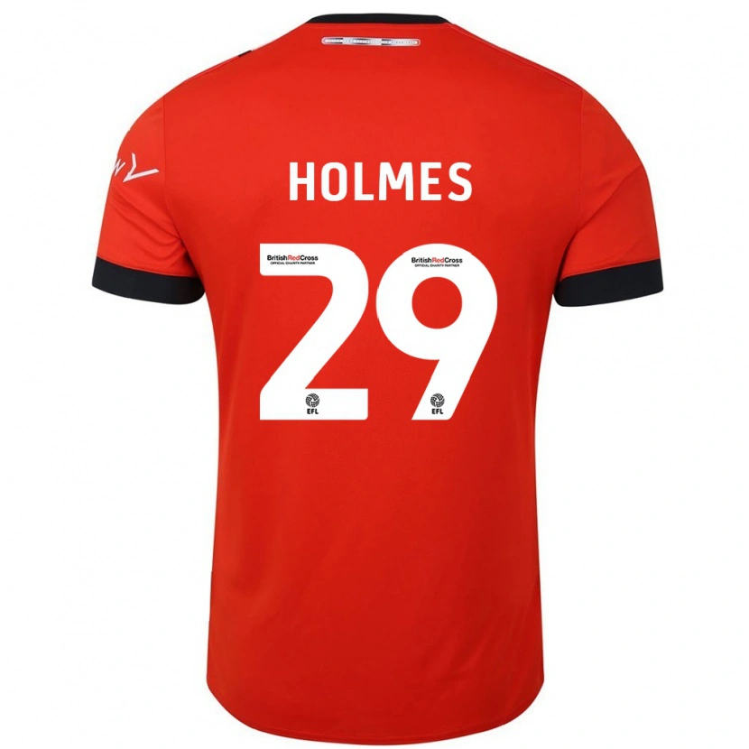 Danxen Mann Tom Holmes #29 Oransje Svart Hjemmetrøye Drakt Trøye 2024/25 Skjorter T-Skjorte