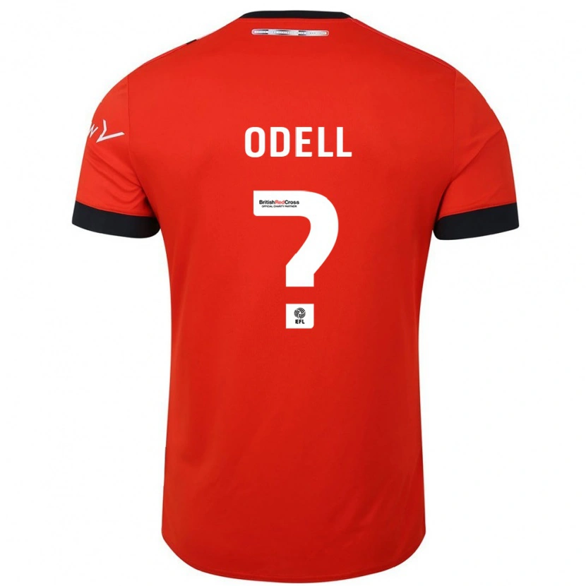 Danxen Mann Josh Odell #0 Oransje Svart Hjemmetrøye Drakt Trøye 2024/25 Skjorter T-Skjorte