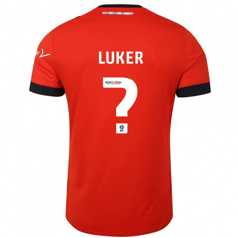 Danxen Mann Jayden Luker #0 Oransje Svart Hjemmetrøye Drakt Trøye 2024/25 Skjorter T-Skjorte