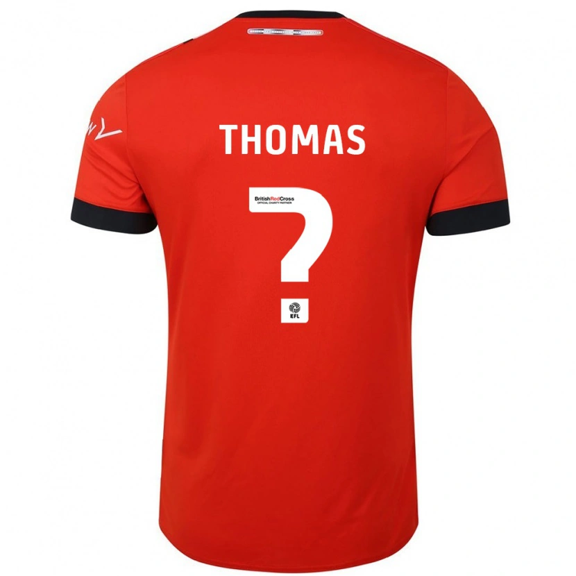 Danxen Mann Lucas Thomas #0 Oransje Svart Hjemmetrøye Drakt Trøye 2024/25 Skjorter T-Skjorte