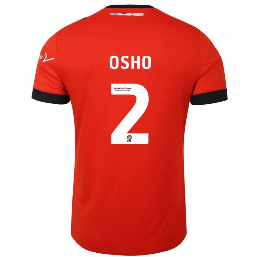 Danxen Mann Gabriel Osho #2 Oransje Svart Hjemmetrøye Drakt Trøye 2024/25 Skjorter T-Skjorte