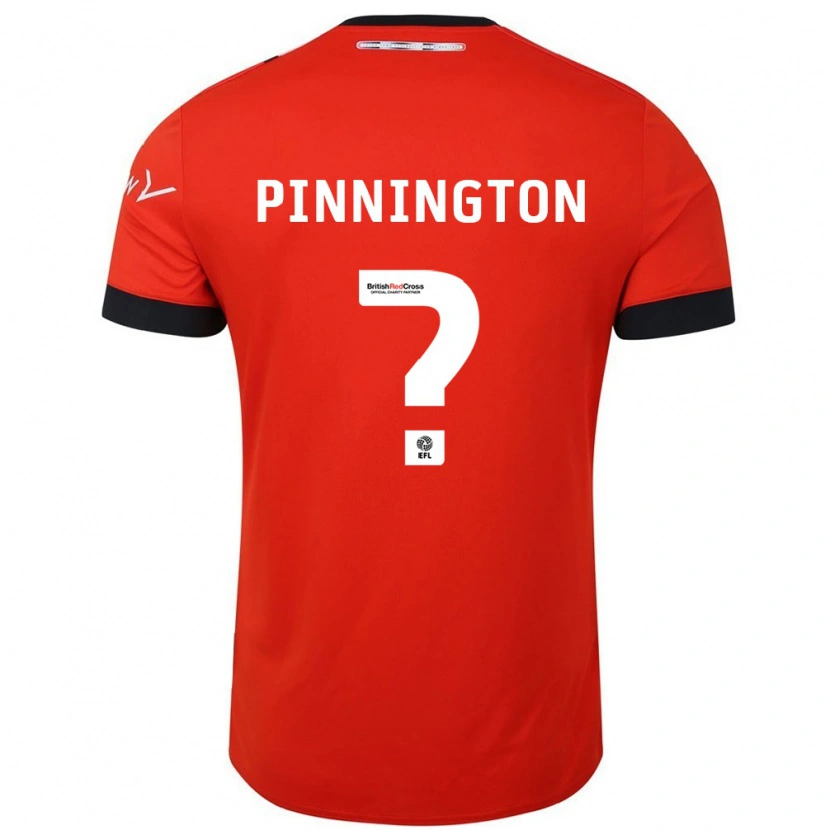 Danxen Mann Jacob Pinnington #0 Oransje Svart Hjemmetrøye Drakt Trøye 2024/25 Skjorter T-Skjorte