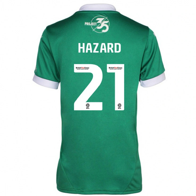 Danxen Mann Conor Hazard #21 Grønn Hvit Hjemmetrøye Drakt Trøye 2024/25 Skjorter T-Skjorte
