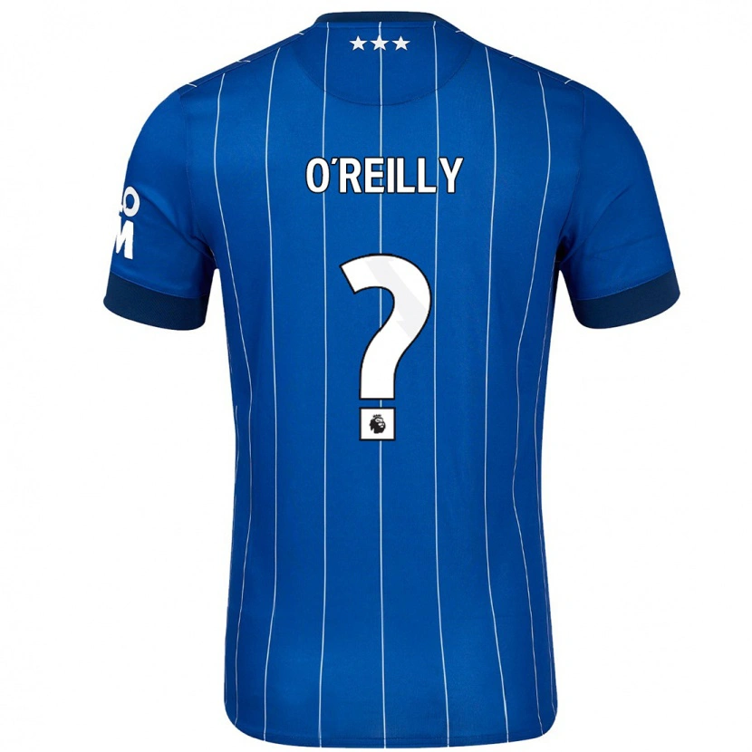 Danxen Mann Connor O'reilly #0 Marineblå Hjemmetrøye Drakt Trøye 2024/25 Skjorter T-Skjorte