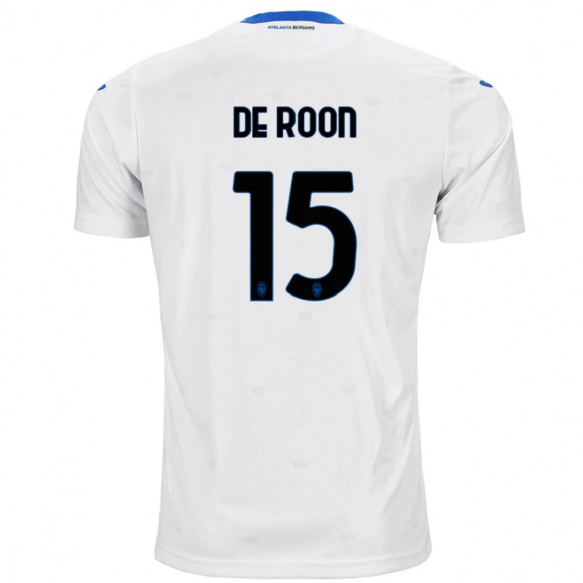 Danxen Mann Marten De Roon #15 Hvit Bortetrøye Drakt Trøye 2024/25 Skjorter T-Skjorte