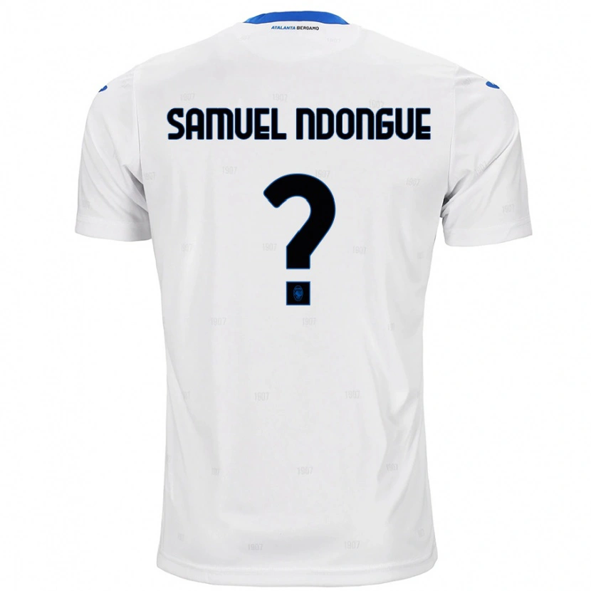 Danxen Mann Frederick Samuel Ndongue #0 Hvit Bortetrøye Drakt Trøye 2024/25 Skjorter T-Skjorte
