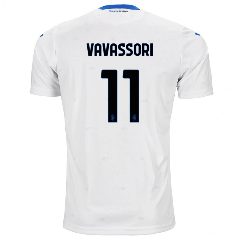 Danxen Mann Dominic Vavassori #11 Hvit Bortetrøye Drakt Trøye 2024/25 Skjorter T-Skjorte