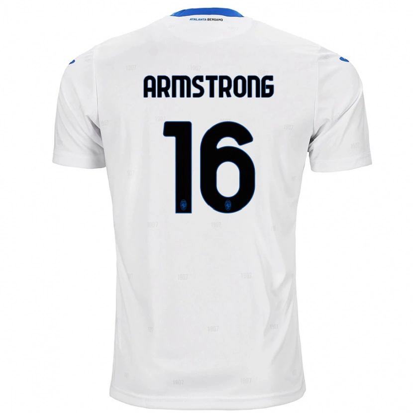 Danxen Mann Daniel Armstrong #16 Hvit Bortetrøye Drakt Trøye 2024/25 Skjorter T-Skjorte