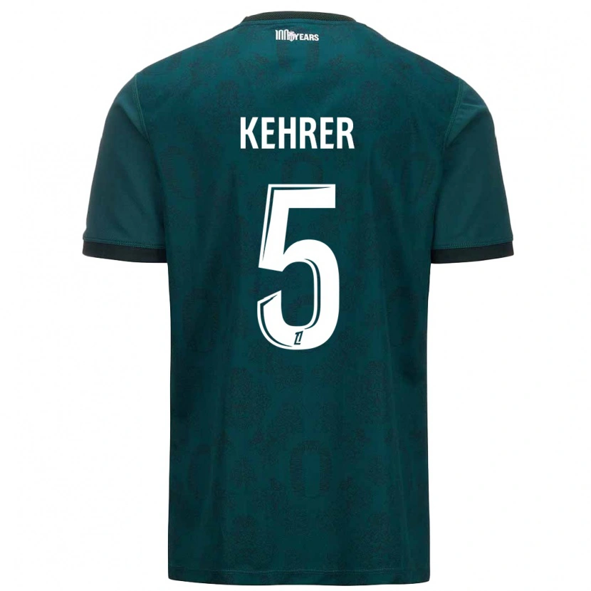 Danxen Mann Thilo Kehrer #5 Mørk Grønn Bortetrøye Drakt Trøye 2024/25 Skjorter T-Skjorte