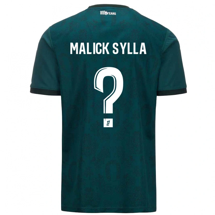 Danxen Mann Malick Sylla #0 Mørk Grønn Bortetrøye Drakt Trøye 2024/25 Skjorter T-Skjorte