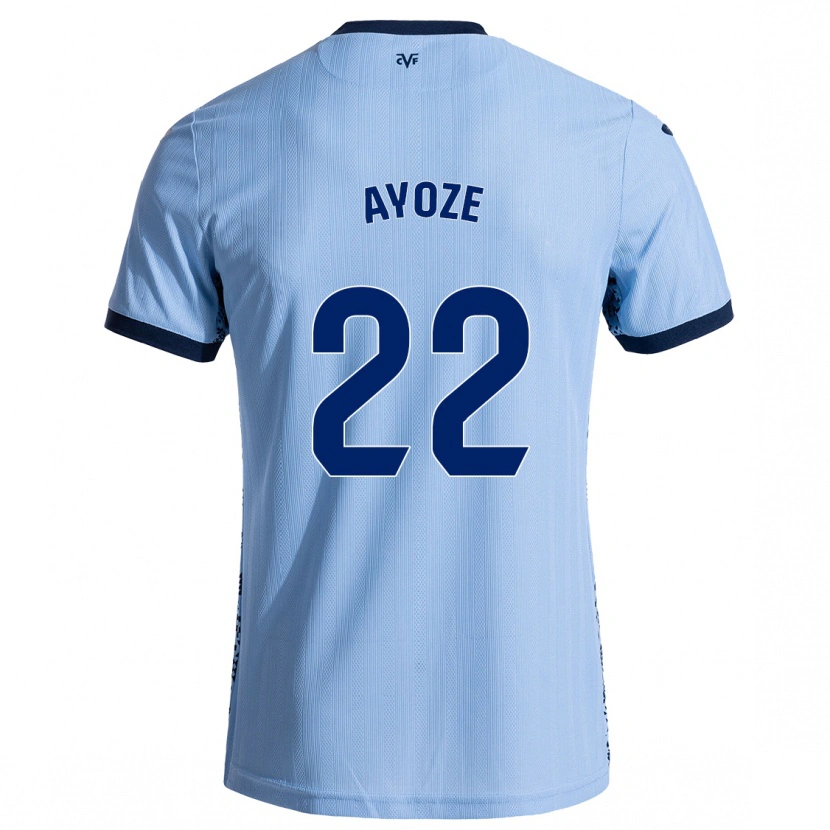 Danxen Mann Ayoze Pérez #22 Himmelblå Bortetrøye Drakt Trøye 2024/25 Skjorter T-Skjorte