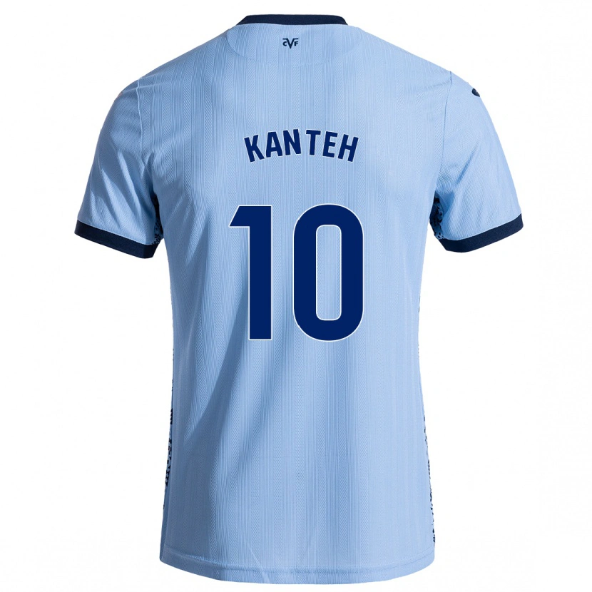 Danxen Mann Fatou Kanteh #10 Himmelblå Bortetrøye Drakt Trøye 2024/25 Skjorter T-Skjorte