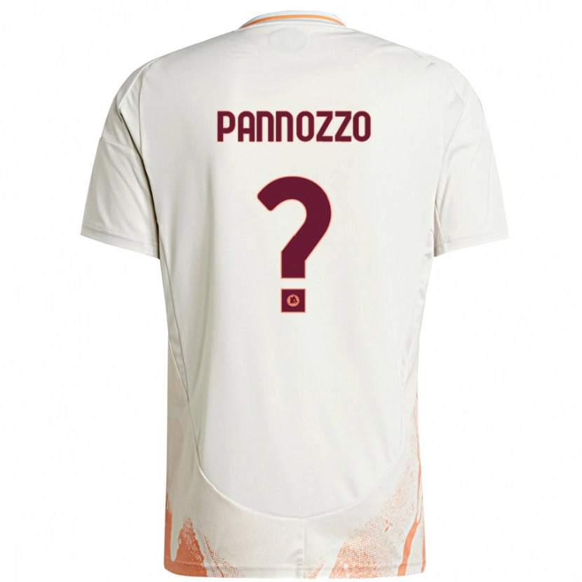 Danxen Mann Nicolò Pannozzo #0 Kremhvit Oransje Bortetrøye Drakt Trøye 2024/25 Skjorter T-Skjorte