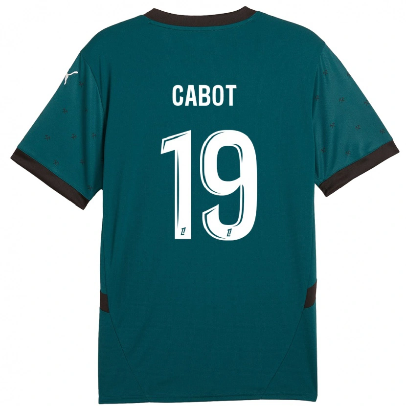 Danxen Mann Jimmy Cabot #19 Mørkegrønn Bortetrøye Drakt Trøye 2024/25 Skjorter T-Skjorte