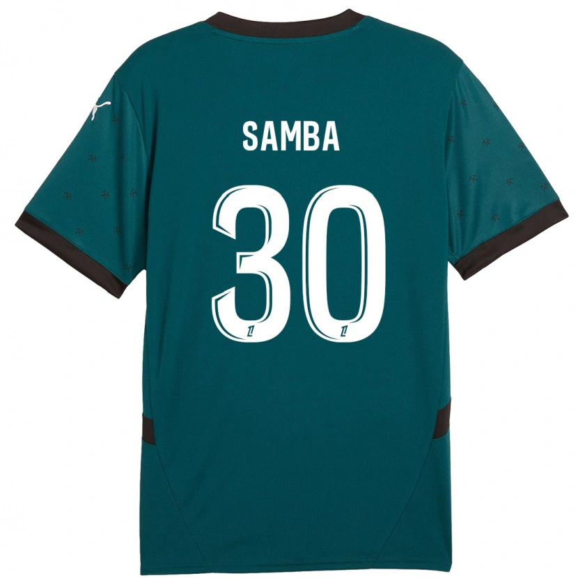 Danxen Mann Brice Samba #30 Mørkegrønn Bortetrøye Drakt Trøye 2024/25 Skjorter T-Skjorte