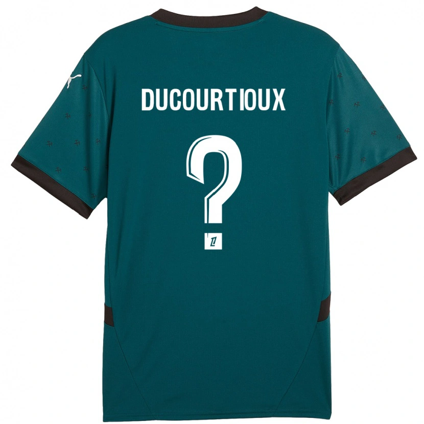 Danxen Mann Ilan Ducourtioux #0 Mørkegrønn Bortetrøye Drakt Trøye 2024/25 Skjorter T-Skjorte