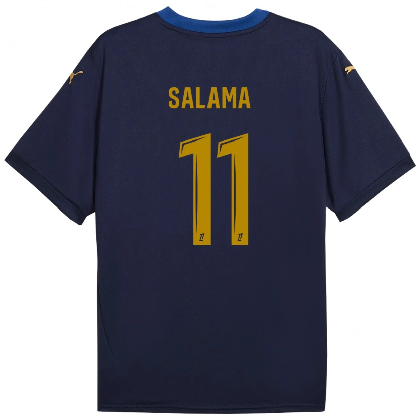 Danxen Mann Amine Salama #11 Marine Gull Bortetrøye Drakt Trøye 2024/25 Skjorter T-Skjorte