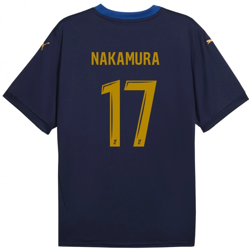 Danxen Mann Keito Nakamura #17 Marine Gull Bortetrøye Drakt Trøye 2024/25 Skjorter T-Skjorte
