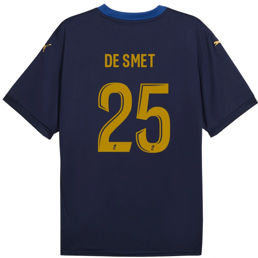 Danxen Mann Thibault De Smet #25 Marine Gull Bortetrøye Drakt Trøye 2024/25 Skjorter T-Skjorte