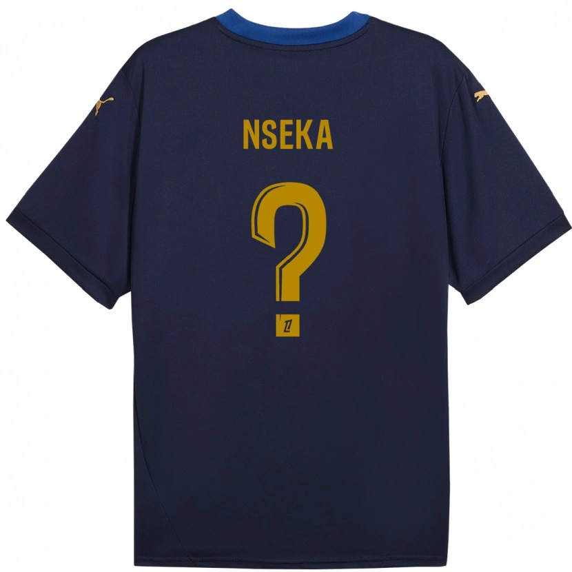Danxen Mann Nelson Nseka #0 Marine Gull Bortetrøye Drakt Trøye 2024/25 Skjorter T-Skjorte