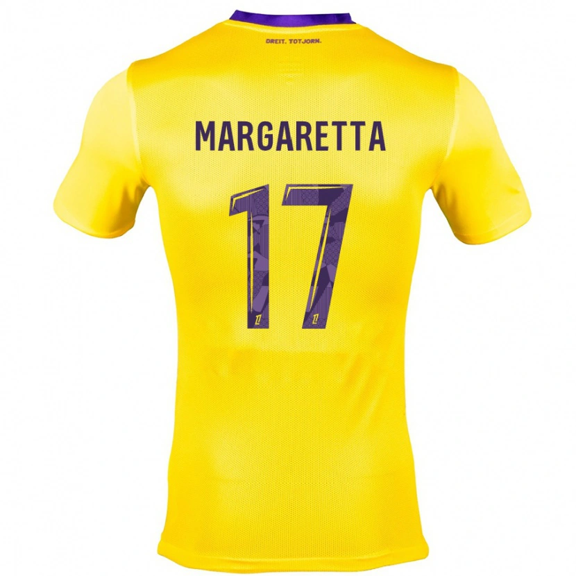 Danxen Mann Jessica Margaretta #17 Gul Lilla Bortetrøye Drakt Trøye 2024/25 Skjorter T-Skjorte