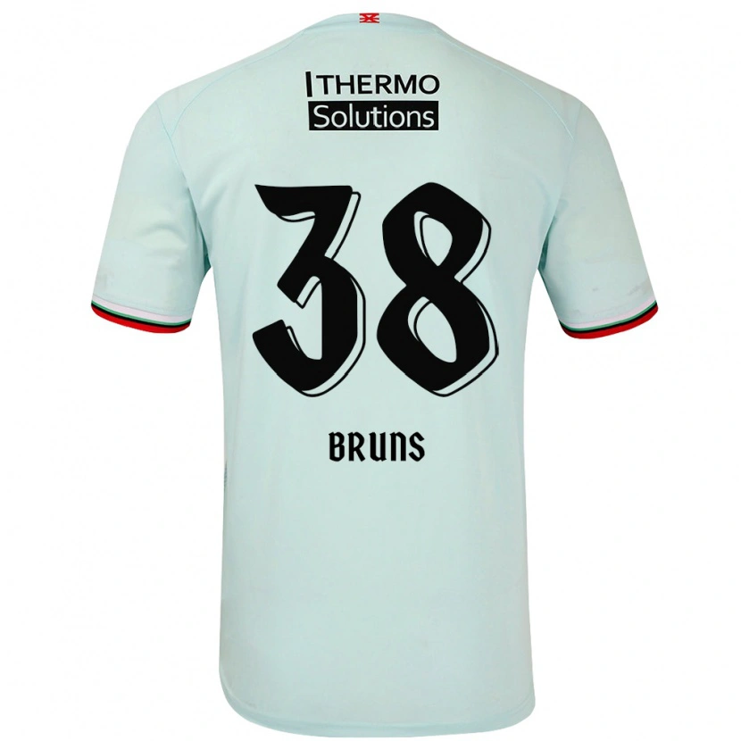 Danxen Mann Max Bruns #38 Lysegrønn Bortetrøye Drakt Trøye 2024/25 Skjorter T-Skjorte