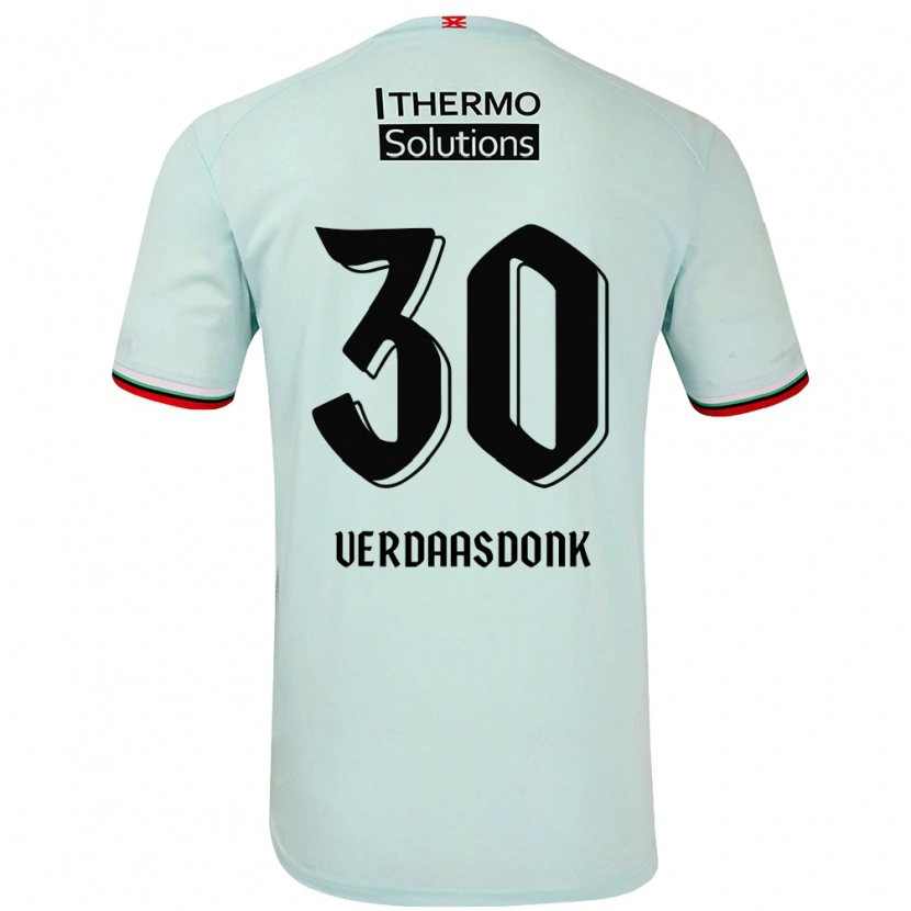 Danxen Mann Suus Verdaasdonk #30 Lysegrønn Bortetrøye Drakt Trøye 2024/25 Skjorter T-Skjorte