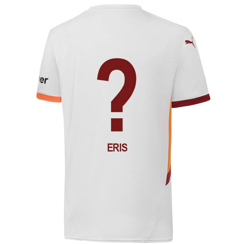 Danxen Mann Efe Eriş #0 Hvit Gul Rød Bortetrøye Drakt Trøye 2024/25 Skjorter T-Skjorte