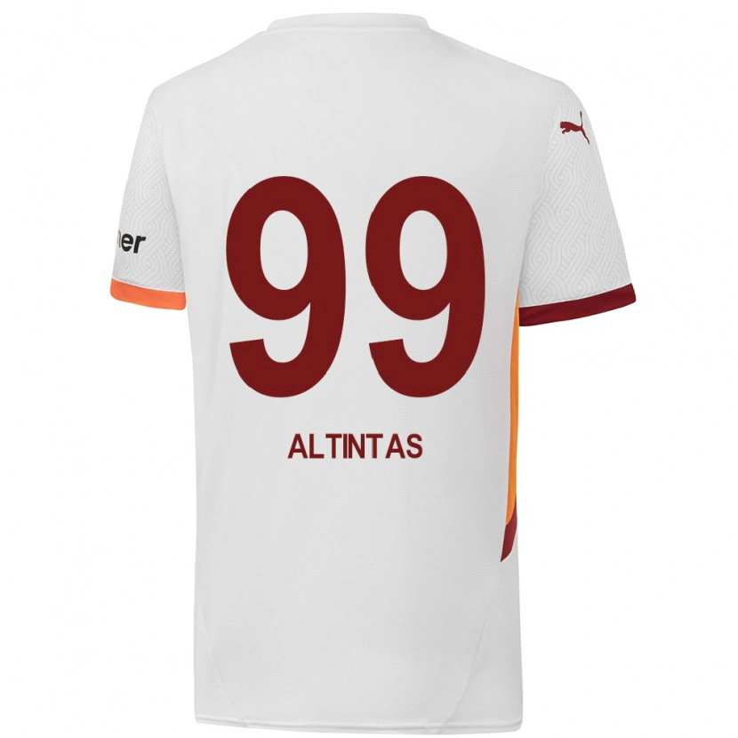 Danxen Mann Benan Altıntaş #99 Hvit Gul Rød Bortetrøye Drakt Trøye 2024/25 Skjorter T-Skjorte
