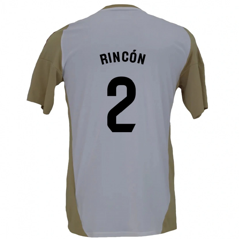Danxen Mann Hugo Rincón #2 Brun Hvit Bortetrøye Drakt Trøye 2024/25 Skjorter T-Skjorte