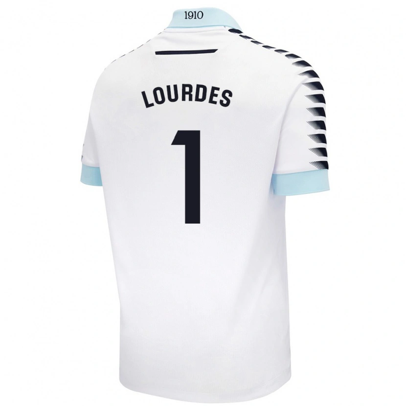 Danxen Mann Lourdes #1 Hvit Blå Bortetrøye Drakt Trøye 2024/25 Skjorter T-Skjorte