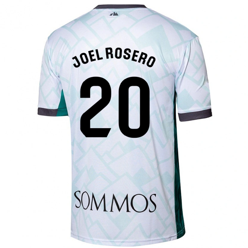 Danxen Mann Alexis Joel Rosero #20 Hvit Grønn Bortetrøye Drakt Trøye 2024/25 Skjorter T-Skjorte