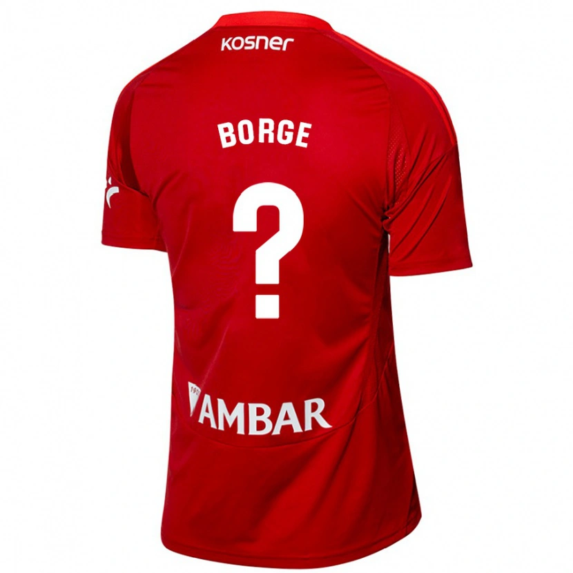 Danxen Mann Andrés Borge #0 Hvit Blå Bortetrøye Drakt Trøye 2024/25 Skjorter T-Skjorte